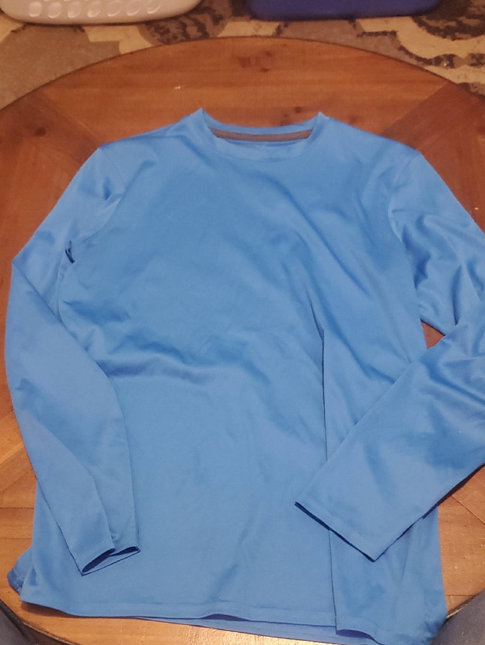 bcg Bright Blue Long Sleeve Performance Shirt